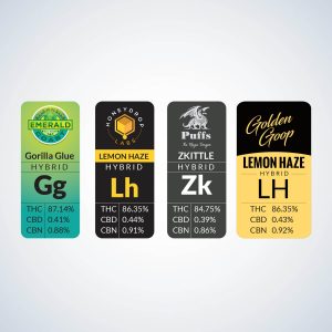 Custom Cannabis Stickers and Labels